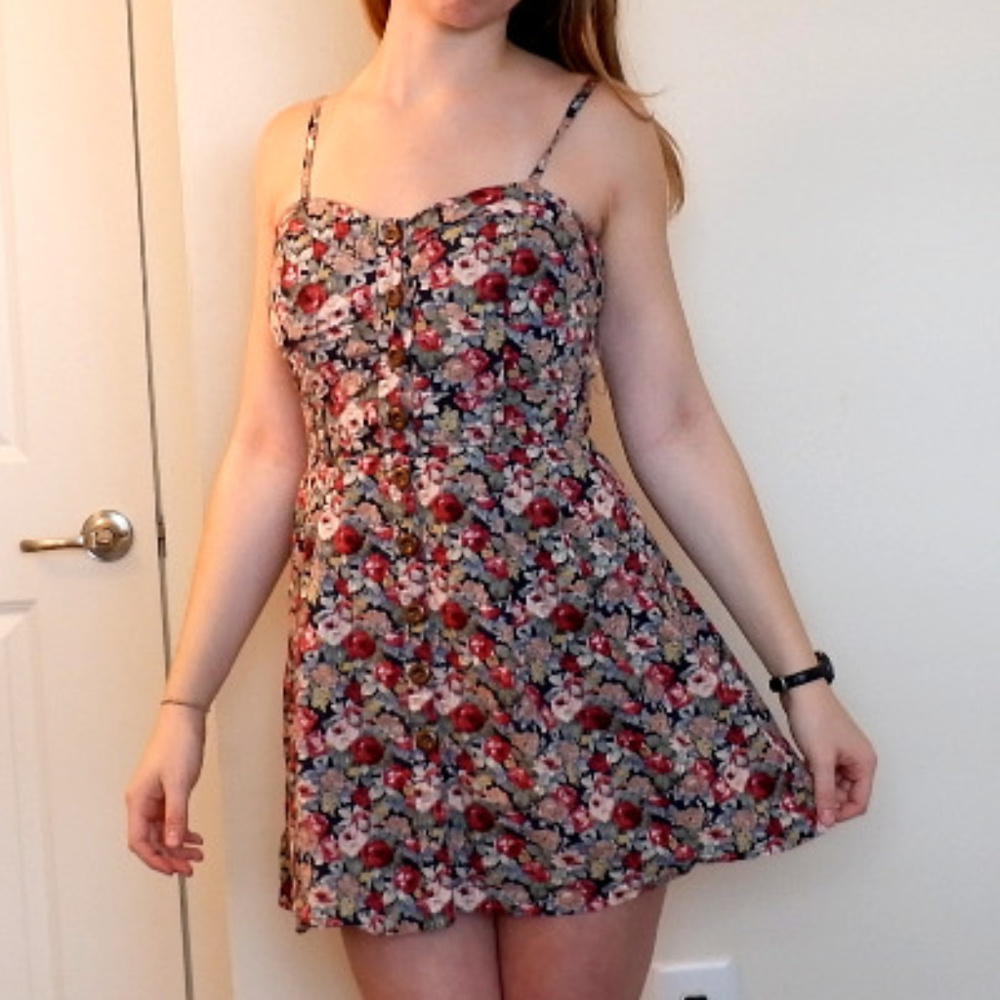 Poetry Floral Bustier Sundress
